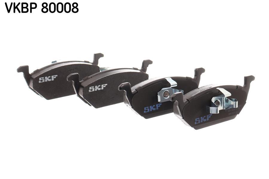 Jeu de 4 plaquettes de frein SKF ref. VKBP 80008